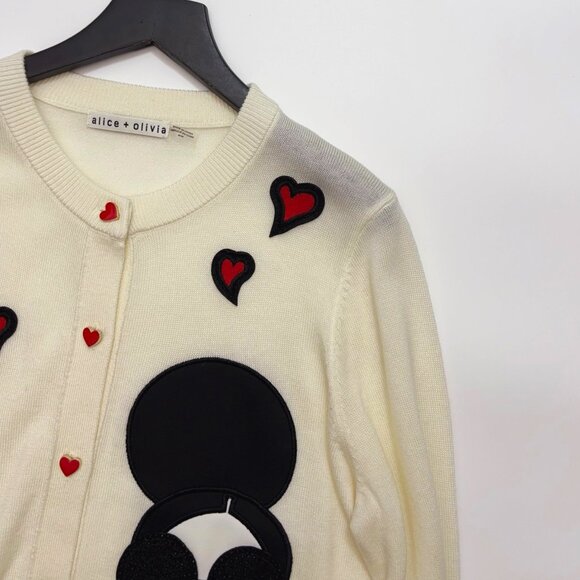 Alice + Olivia Ruthy Staceface Caridgan - Sweetheart Stace - Picture 2 of 13